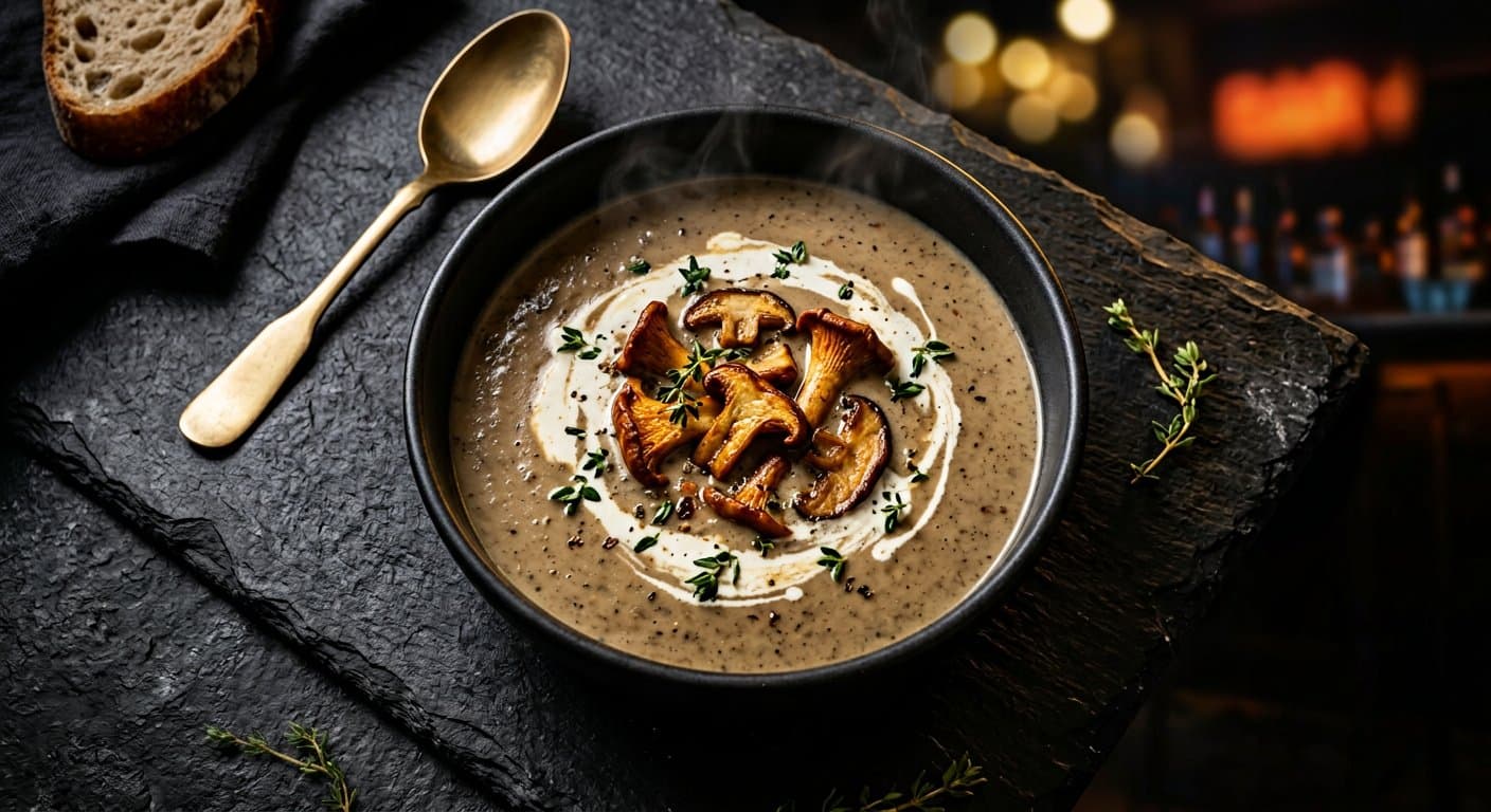 Wild Mushroom Cream Soup
