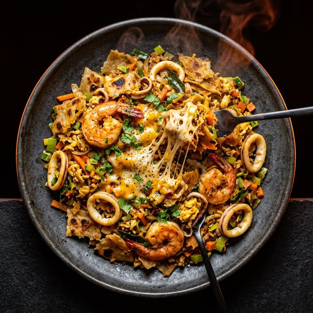 Ella Cheese Seafood Kottu